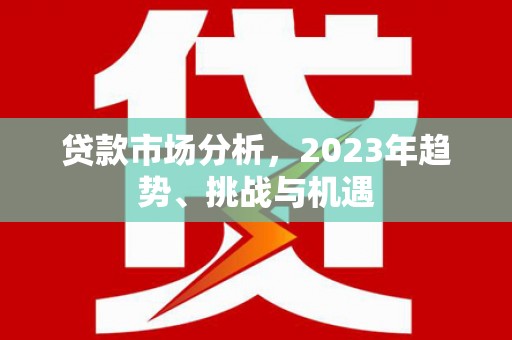 长葛贷款市场分析，2023年趋势、挑战与机遇