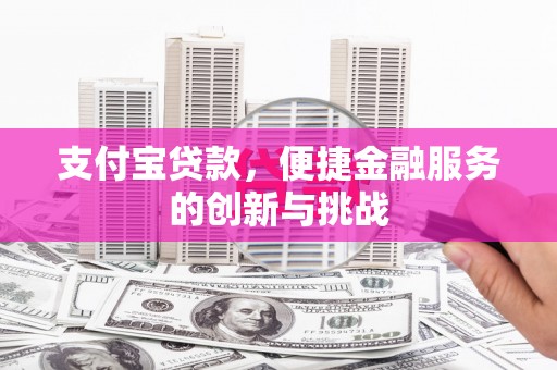 长葛支付宝贷款，便捷金融服务的创新与挑战
