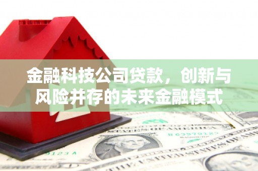 长葛金融科技公司贷款，创新与风险并存的未来金融模式