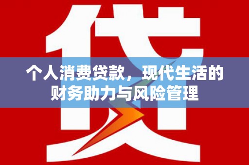 长葛个人消费贷款，现代生活的财务助力与风险管理