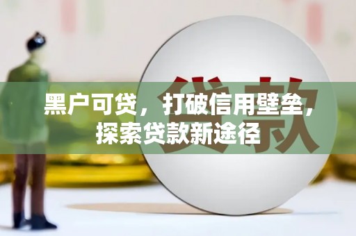 长葛黑户可贷，打破信用壁垒，探索贷款新途径