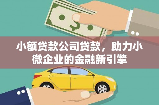 长葛小额贷款公司贷款，助力小微企业的金融新引擎