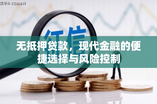 长葛无抵押贷款，现代金融的便捷选择与风险控制