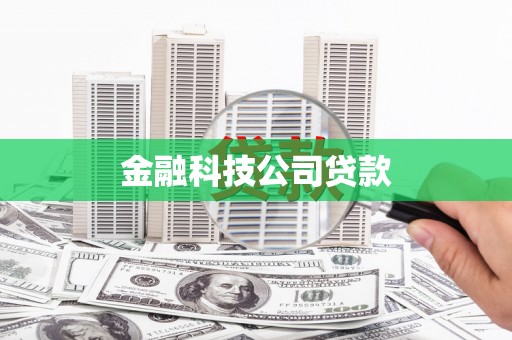 长葛金融科技公司贷款