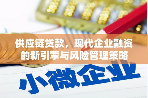 长葛供应链贷款，现代企业融资的新引擎与风险管理策略