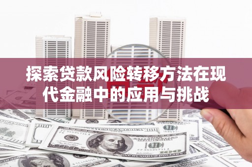 长葛探索贷款风险转移方法在现代金融中的应用与挑战