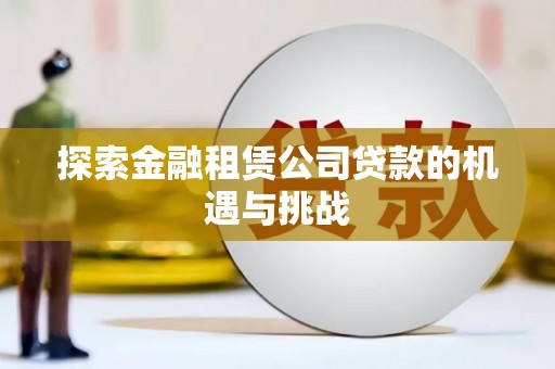 长葛探索金融租赁公司贷款的机遇与挑战