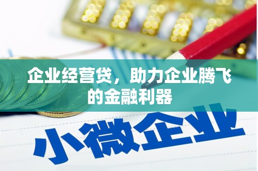 长葛企业经营贷，助力企业腾飞的金融利器