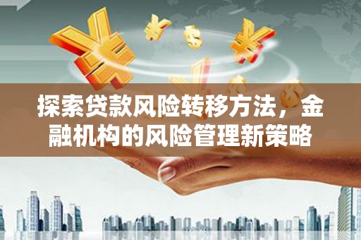 长葛探索贷款风险转移方法，金融机构的风险管理新策略