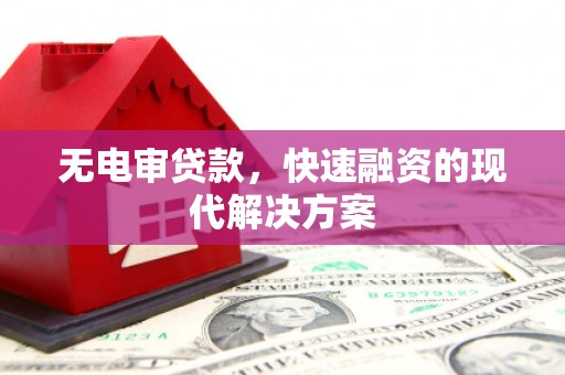 长葛无电审贷款，快速融资的现代解决方案