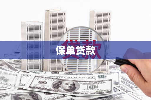 长葛保单贷款