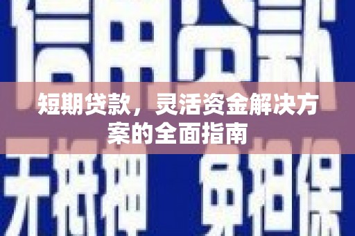 长葛短期贷款，灵活资金解决方案的全面指南