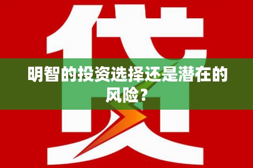 长葛明智的投资选择还是潜在的风险？