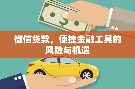 长葛微信贷款，便捷金融工具的风险与机遇
