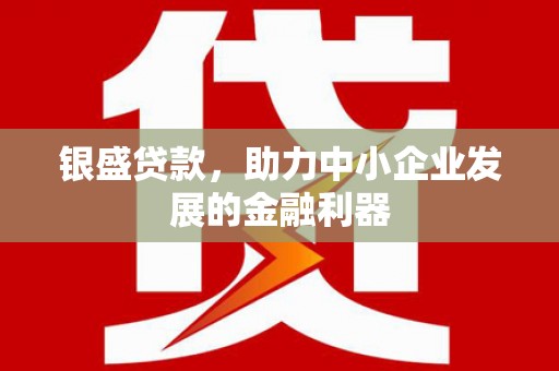 长葛银盛贷款，助力中小企业发展的金融利器