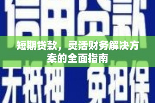 长葛短期贷款，灵活财务解决方案的全面指南