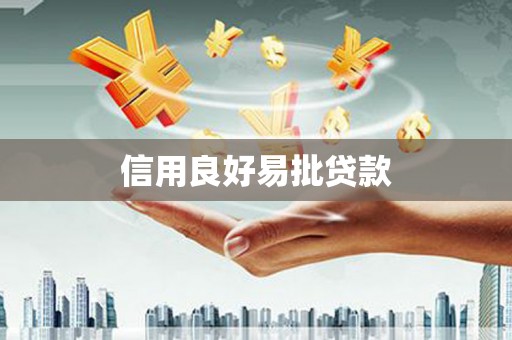 长葛信用良好易批贷款