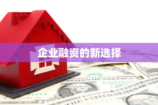 长葛企业融资的新选择