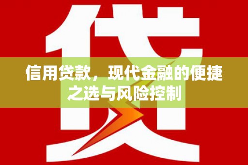 长葛信用贷款，现代金融的便捷之选与风险控制