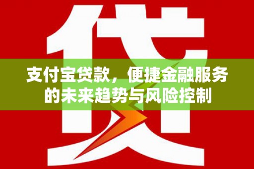 长葛支付宝贷款，便捷金融服务的未来趋势与风险控制