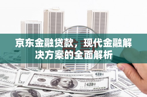 长葛京东金融贷款，现代金融解决方案的全面解析