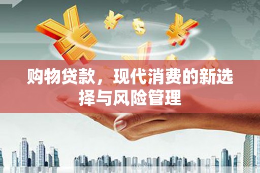 长葛购物贷款，现代消费的新选择与风险管理