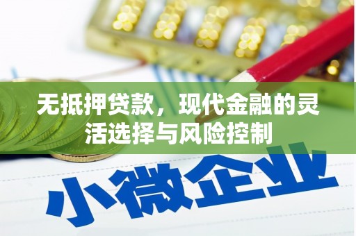 长葛无抵押贷款，现代金融的灵活选择与风险控制