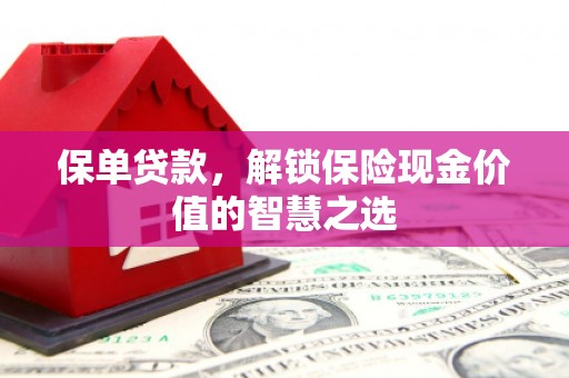 长葛保单贷款，解锁保险现金价值的智慧之选