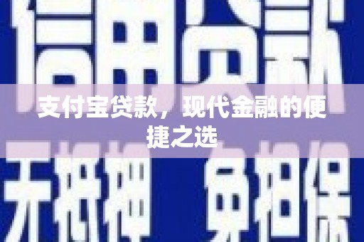 长葛支付宝贷款，现代金融的便捷之选