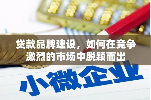 长葛贷款品牌建设，如何在竞争激烈的市场中脱颖而出