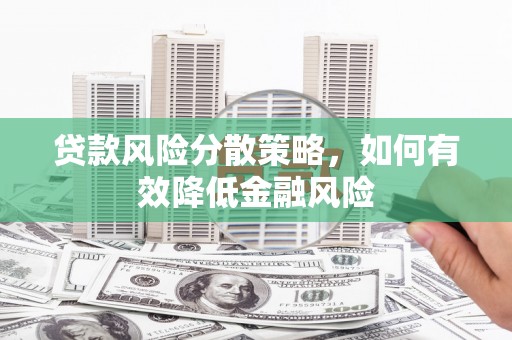 长葛贷款风险分散策略，如何有效降低金融风险