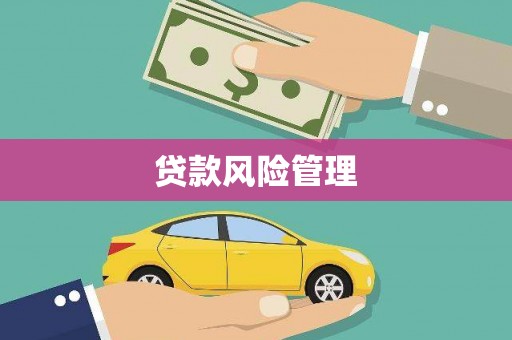 长葛贷款风险管理