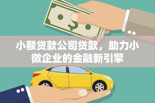 长葛小额贷款公司贷款，助力小微企业的金融新引擎