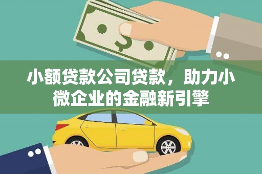 长葛小额贷款公司贷款，助力小微企业的金融新引擎