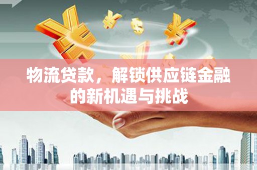 长葛物流贷款，解锁供应链金融的新机遇与挑战