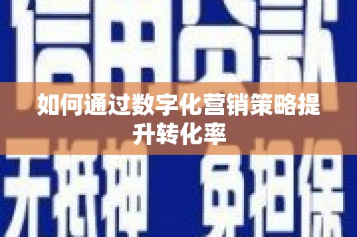 长葛如何通过数字化营销策略提升转化率