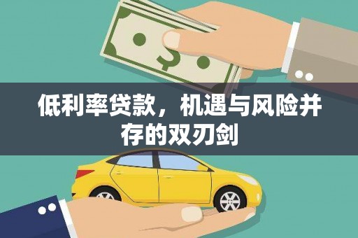 长葛低利率贷款，机遇与风险并存的双刃剑