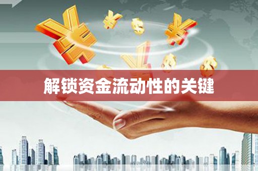 长葛解锁资金流动性的关键