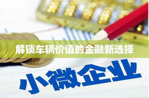 长葛解锁车辆价值的金融新选择