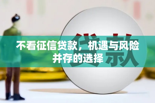 长葛不看征信贷款，机遇与风险并存的选择