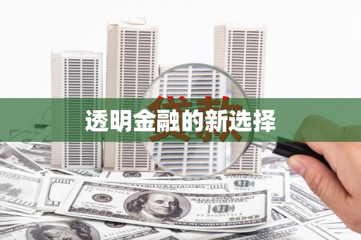 长葛透明金融的新选择
